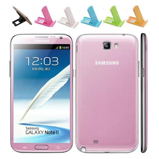(Rose) 5.55'' Pour Samsung Galaxy Note 2 N7100 16GB Reconditionnés d'occasion Smartphone
