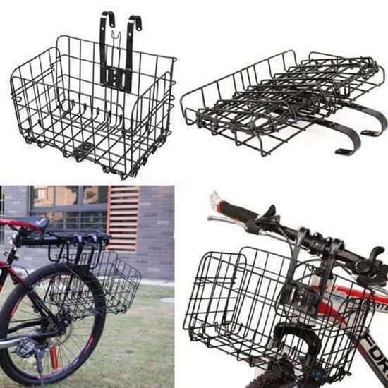 Panier de vélo arrière Basil Cardiff Noir - Porte bagage, sacoche, panier vélo - Equipements de sport
