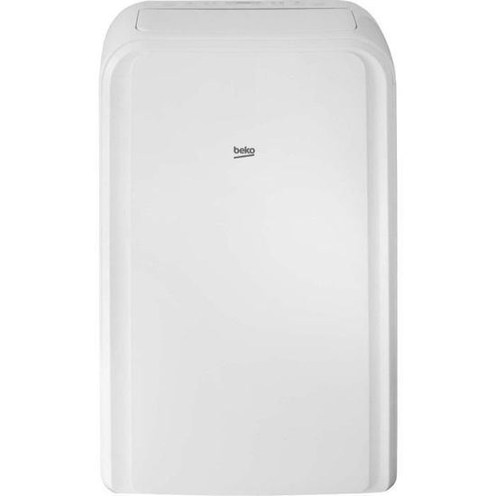 Climatiseur mobile BEKO BA 112 C - Puissance frigorifique 3500 W - Fonction déshumidificateur - Blanc