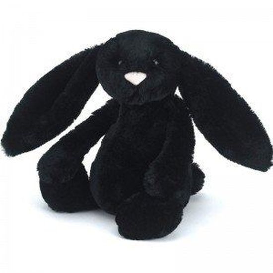 peluche lapin noir