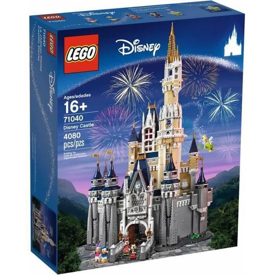 Jouet de construction - LEGO - Le château Disney - 4000 pièces - Mixte - 16 ans