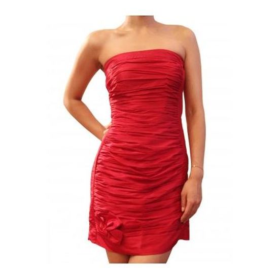 robe vero moda rouge
