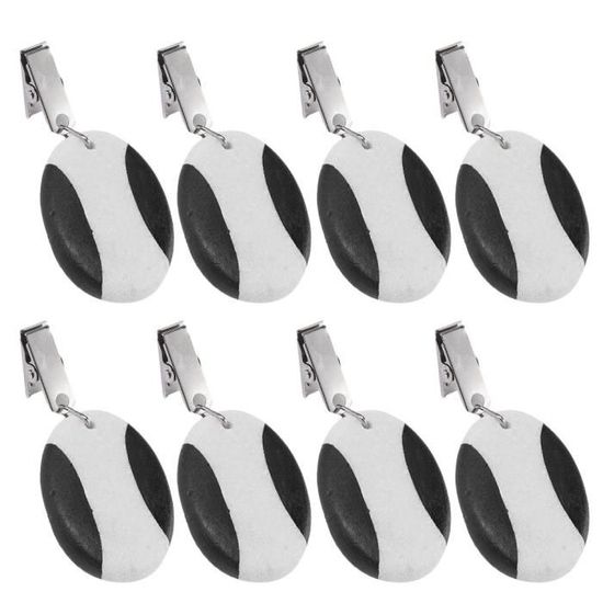 MIVIDE 18 Pièces Poids De Nappe En Marbre Blanc - Pendentifs Pour Table Extérieure, Jardin, Pique-Nique Et Fêtes