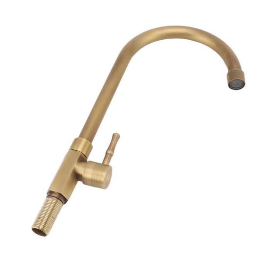 Robinet Mural En Nickel Brossé Pour Lavabo De Salle De Bain