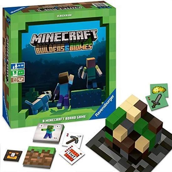 Ravensburger 26132 Minecraft Jeu De Societe Issu Du Jeu Video Multilingue Francais Inclus 26132 Cdiscount Jeux Jouets
