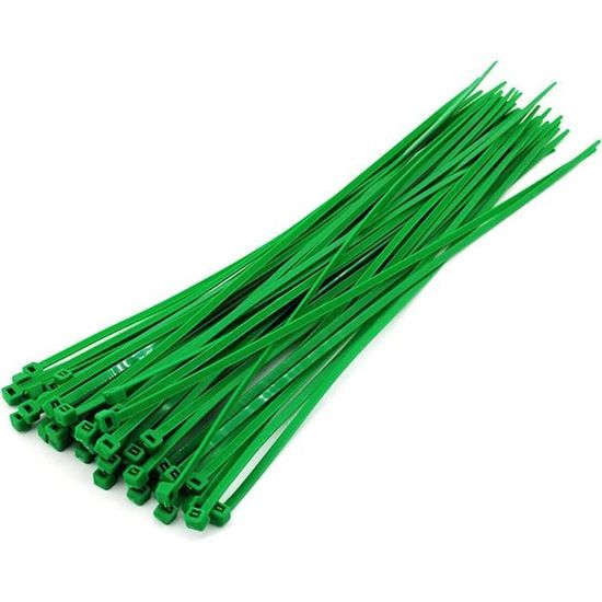 Lot De 100 Attaches Plantes Jardin 16,8 Cm – Liens Réglables Verts – Pour Tomates, Rosiers, Arbustes – Réutilisables