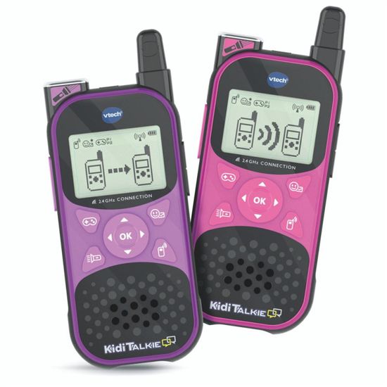 Talkie-Walkie VTech Kidi Talkie Rose - Pour Enfants 4-10 Ans, 200m Portée