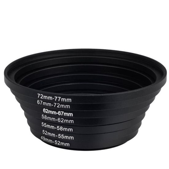 Bague D'Adaptation Filtre 77mm Vers 72mm - Adaptateur Objectif Photo En Métal - Step-Down Robuste Et Précis