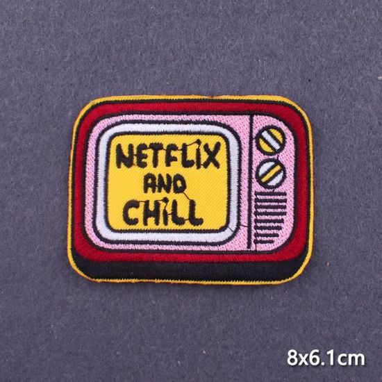 PE5133CT -Patch Ours Polaire à Rayures De Dessins Animés,patchs Brodés D'animaux Pour Vêtements