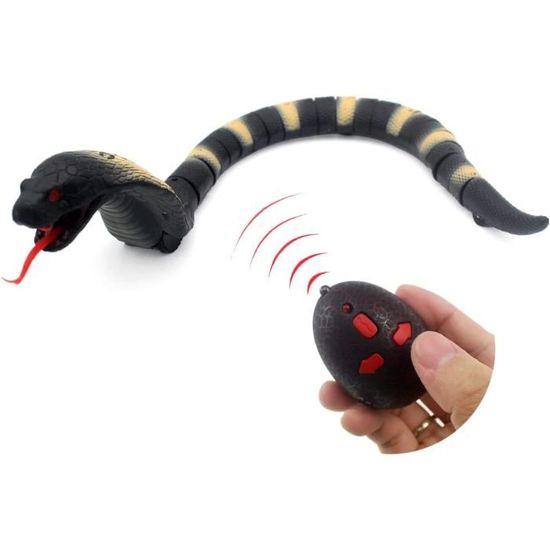 Golgner Serpent Télécommandé Cobra 42cm - Jouet RC Avec Langue Rétractable Et Télécommande