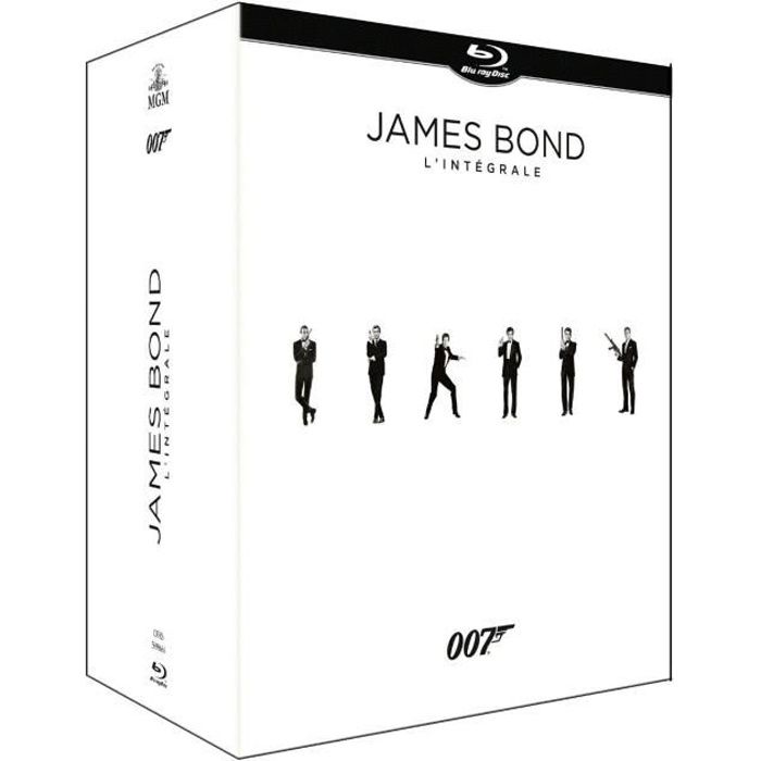Bluray Coffret James Bond 007 Intégrale des 24 films Edition limitée Cdiscount DVD