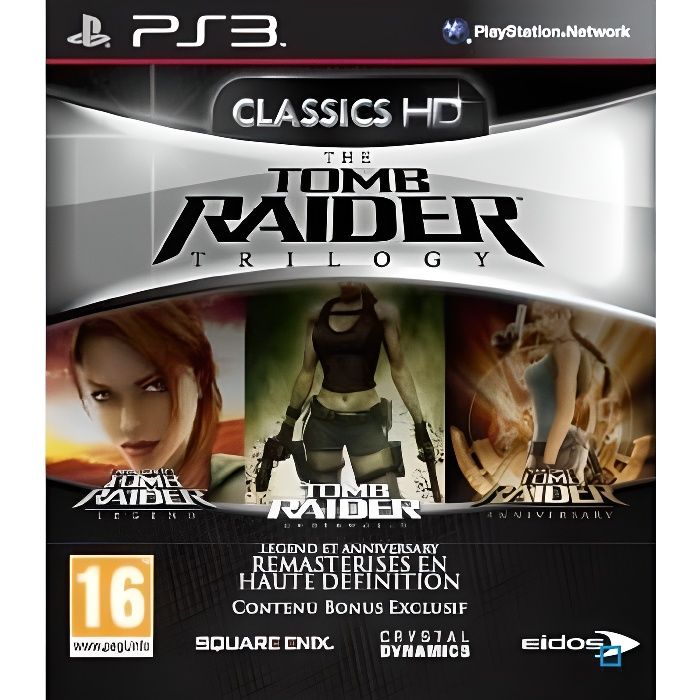 Eidos Interactive Tomb Raider Trilogy Hd / Jeu Console PS3