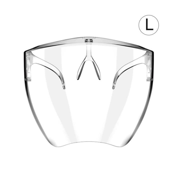 Masque d'équitation transparent anti-goutte Masque d'isolation anti-goutte-L