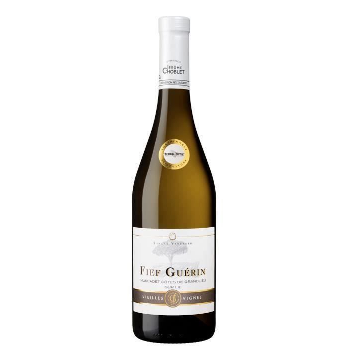 Muscadet Côtes de Grandlieu SUR LIE 2019 - FIEF GUÉRIN Vieillies Vignes - Domaine des Herbauges