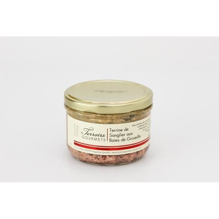 Terrine de sanglier aux baies de groseille 180g