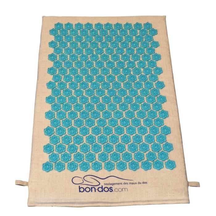 Tapis d’Acupression Fleur de Lotus, Garanti 10 Ans, Soulage Maux de Dos & Améliore le Sommeil Grâce à Son Champ de Fleurs de Lotus