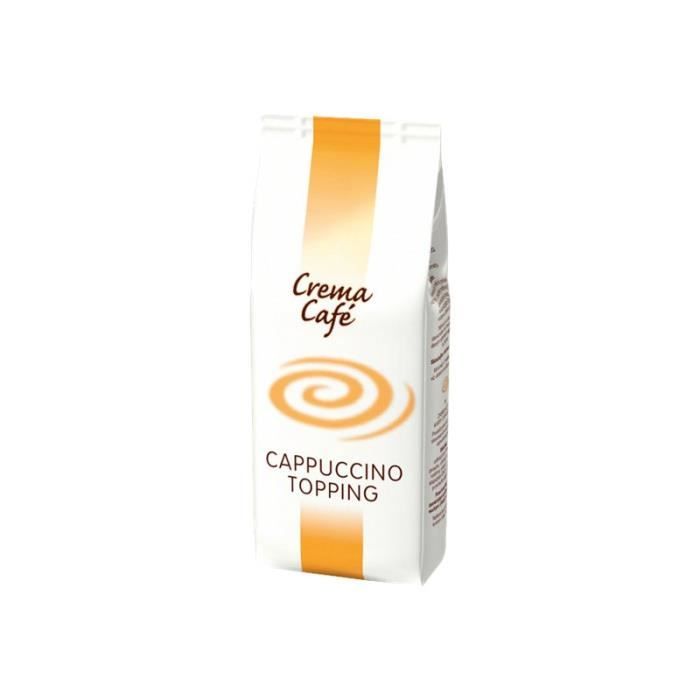 Crema Café Cappuccino Topping - Crème en poudre - 1 kg - pack de 10