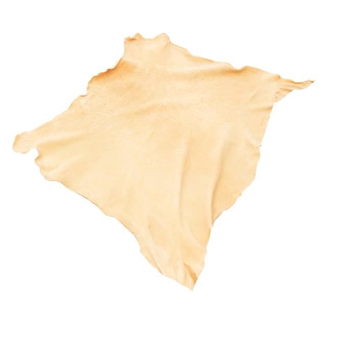 Cuir véritable chamois - 59 x 38 cm