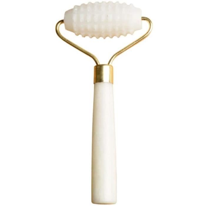 Accessoires de massage manuel Milisten Rouleau de Jade Jade Naturel Masseur Facial Massage Facial Lift-Wheel pour Le Vis 179972