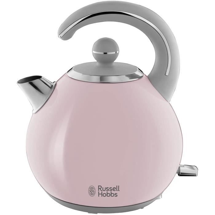 Russell Hobbs 24402-70 Bouilloire 1,5L Bubble, Ebullition Rapide, Design Ergonomique - Rose