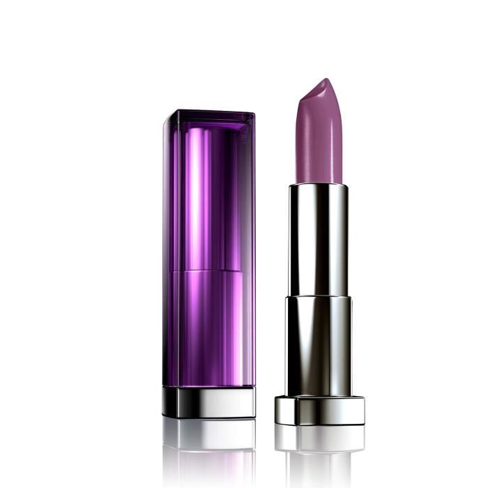 GEMEY MAYBELLINE - MAQUILLAGE DES LEVRES - Color Sensational Rouge à lèvres Violet - 342 mauve mani