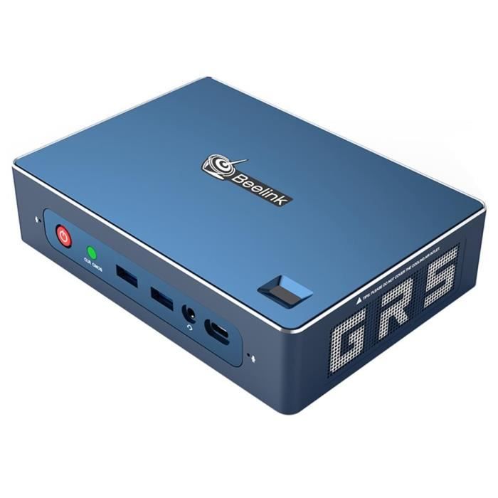 Mini PC Beelink GT-R Boote d'empreintes digitales et cryptage AMD Ryzen5 3550H CPU AMD Radeon RX Vega 8 GPU Barebone