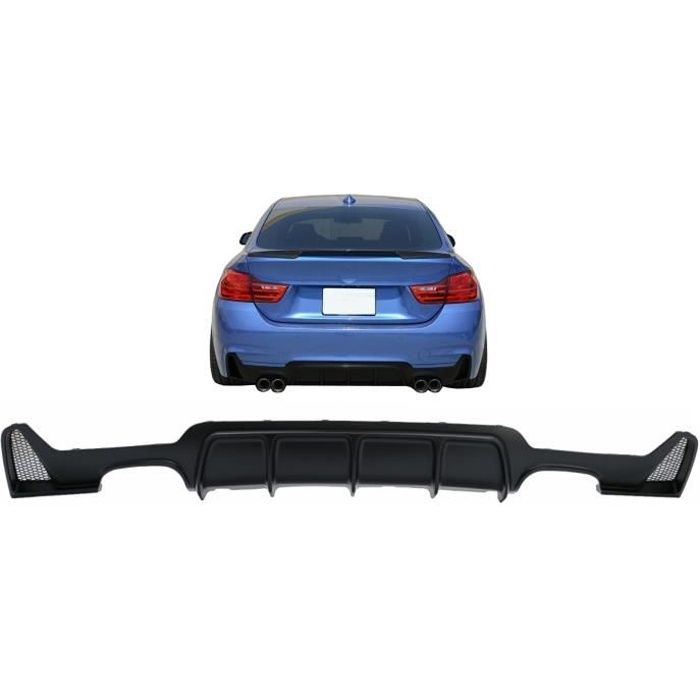 Diffuseur de pare-chocs arrière pour BMW Série 4 F32 F33 F36 13-19 Coupé Cabrio M Look