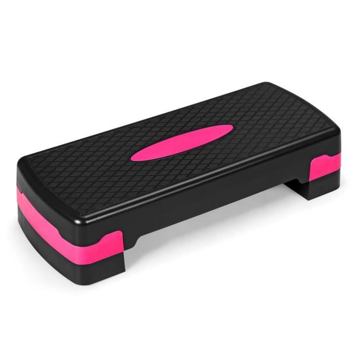 DREAMADE Stepper d'Aérobic Antidérapant, Stepper de Fitness avec Hauteur Réglable(15/10cm), Capacité de charge 250kg