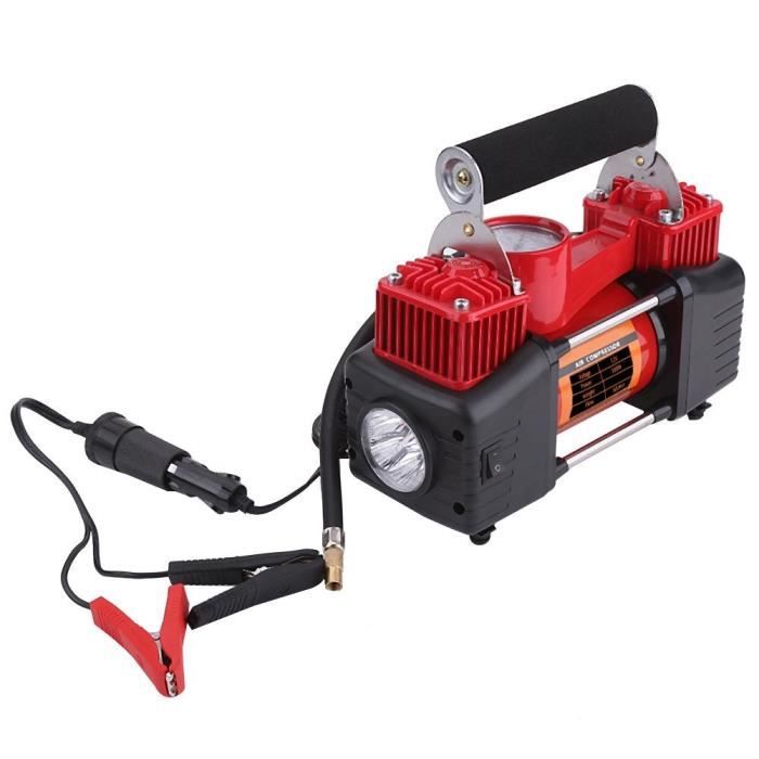 Fydun Gonfleur de pneu de voiture Pompe de gonflage de pneu de compresseur d'air du cylindre 12 V 150PSI pour pneu de fourgon