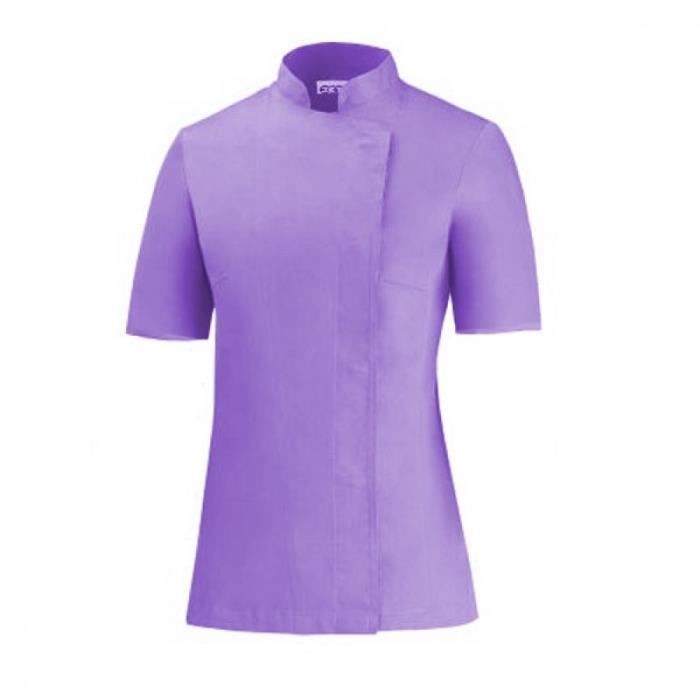 Veste de Cuisine Femme Lilas - MC ou ML