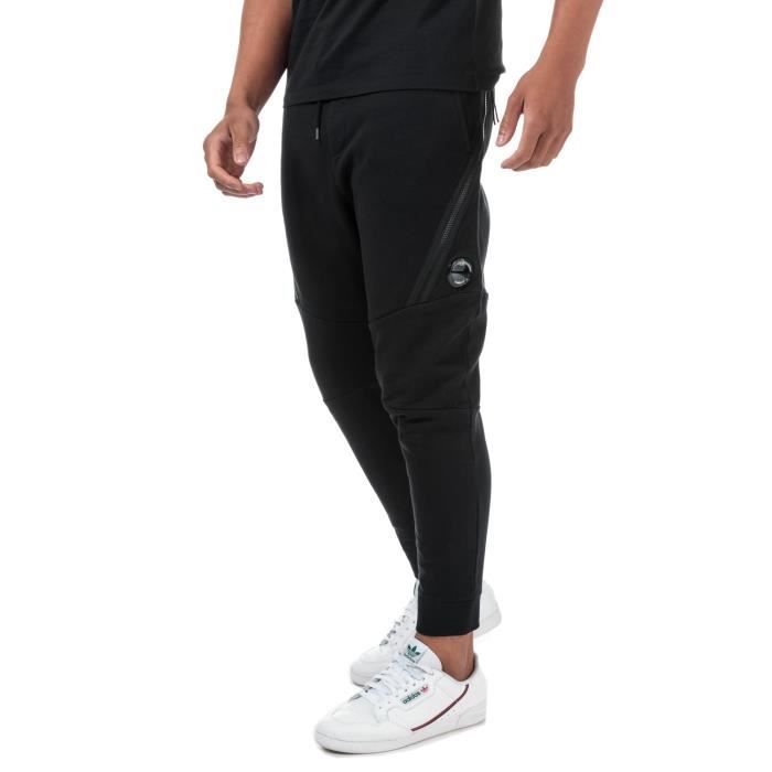 Jogging C.P. Company Diagonal Fleece Pour Homme En Noir.