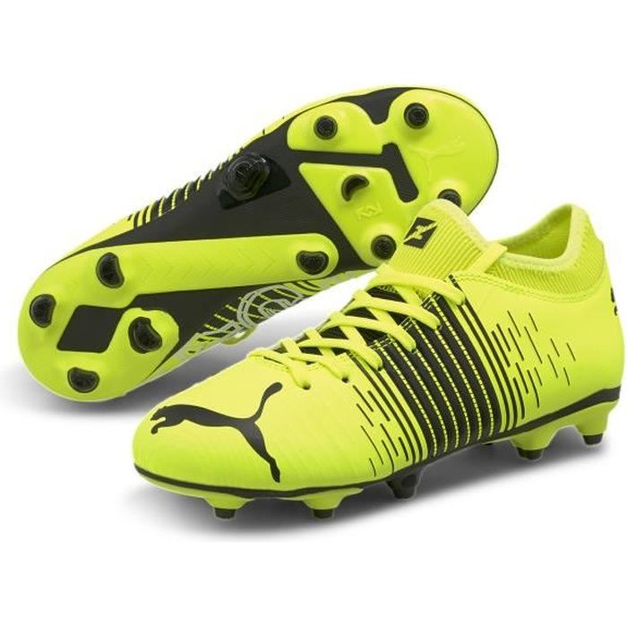 Chaussures de football enfant Puma Future Z 4.1 FG/AG - jaune/noir/blanc - 31