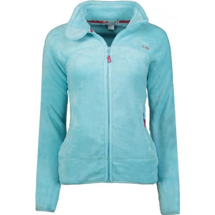 Veste Polaire Turquoise Femme Geographical Norway Upaline