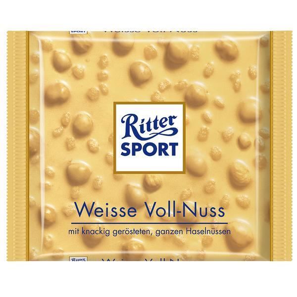 Ritter Sport Blanc entières Noisettes 5 x 100g