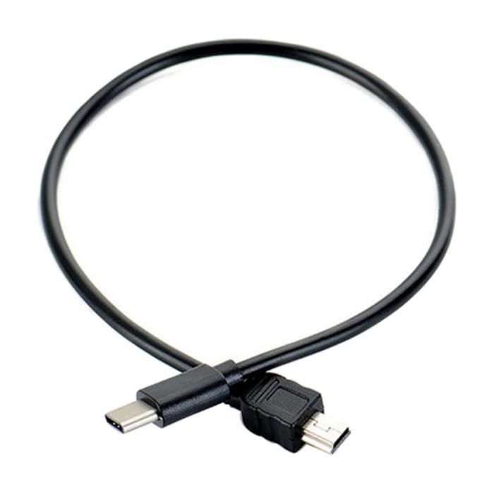 CHARGEUR GPS - ADAPTATEUR ALIMENTATION GPS Câble 1 pièce Type-C vers Mini USB
