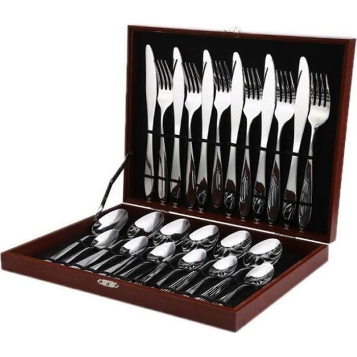 GM31018-Ménagère 24 pièces en acier inoxydable MENAGERE - SERVICE COMPLET DE COUVERTS