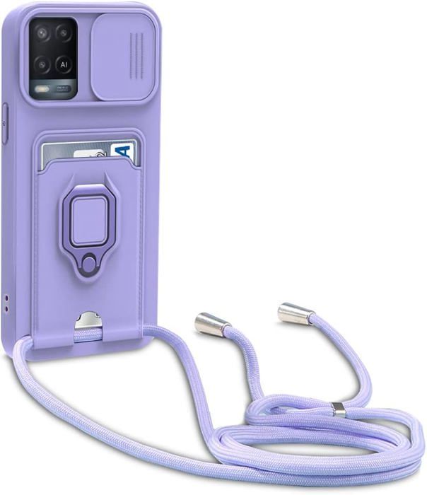 Collier Pour Coque Oppo A53 / A53S – étui Avec Cordon De Sécurité Pratique