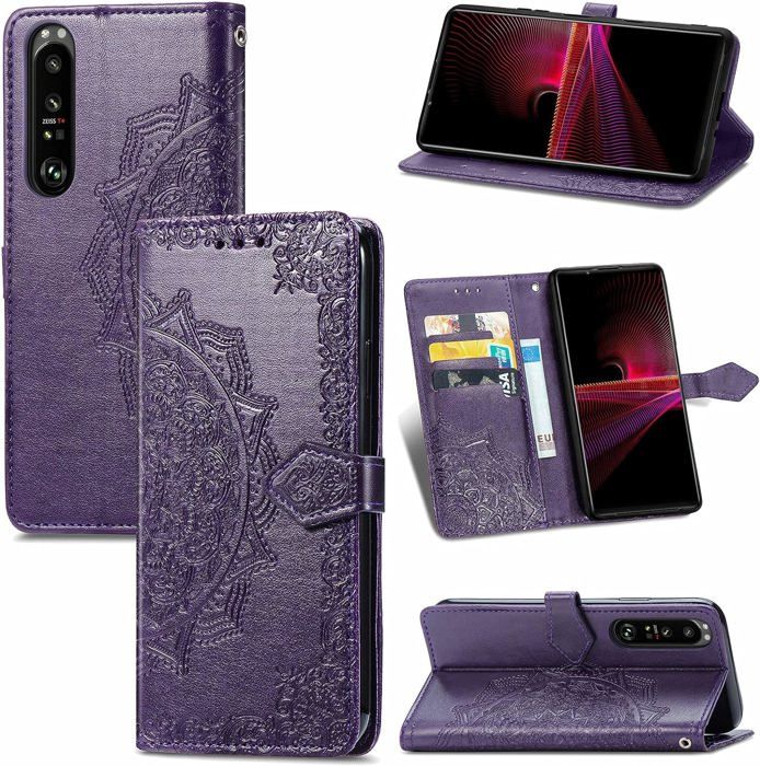 Étui Portefeuille Zanae Xperia C4 Violet
