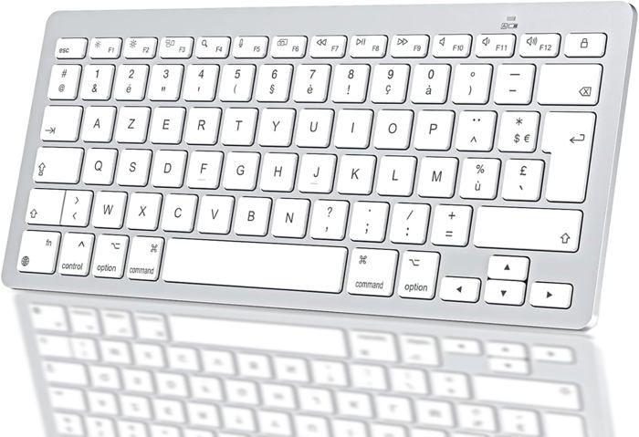 Mini Clavier Qwerty Usa Sans Fil, Compatible Pour Tous Les Tablettes