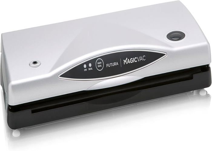 VIRIECH Machine Sous Vide 5 En 1 - Scelleuse Alimentaire Avec 50 Sacs, Coupe Intégré Et Modes Sec/Humide
