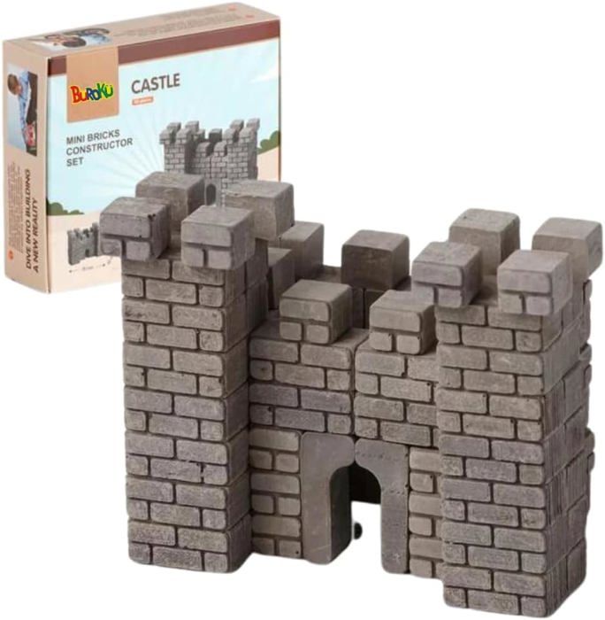 Kit De Construction Maison Magique Médiévale Avec éclairage LED - 2095+ Pièces - JMBricklayer - Pour Adultes Et Ados