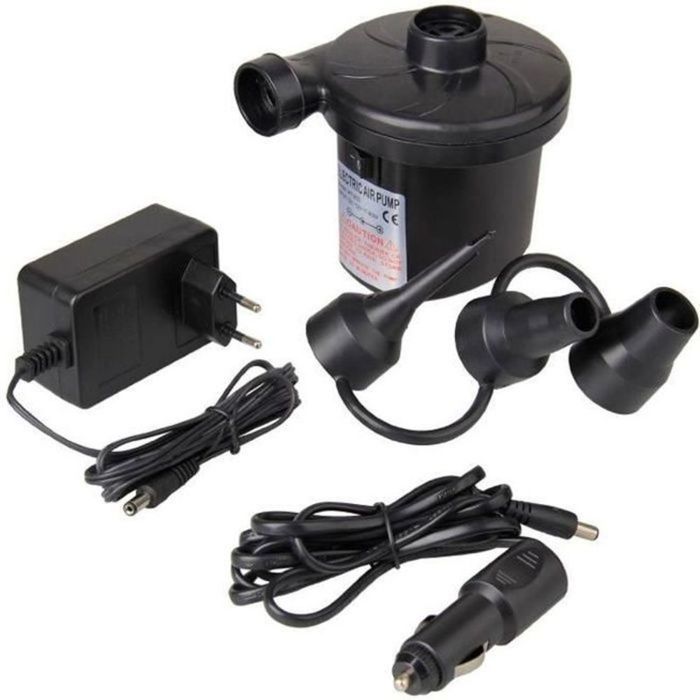 GOCHANGE Pompe Electrique Gonfleur Dégonfleur Matelas avec 3 Buses pour Camping Lit Meubles Voiture