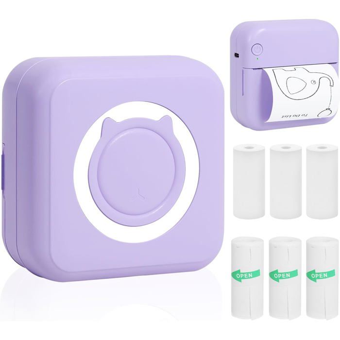Mini Imprimante Thermique Rapide USB Bluetooth Haute Résolution