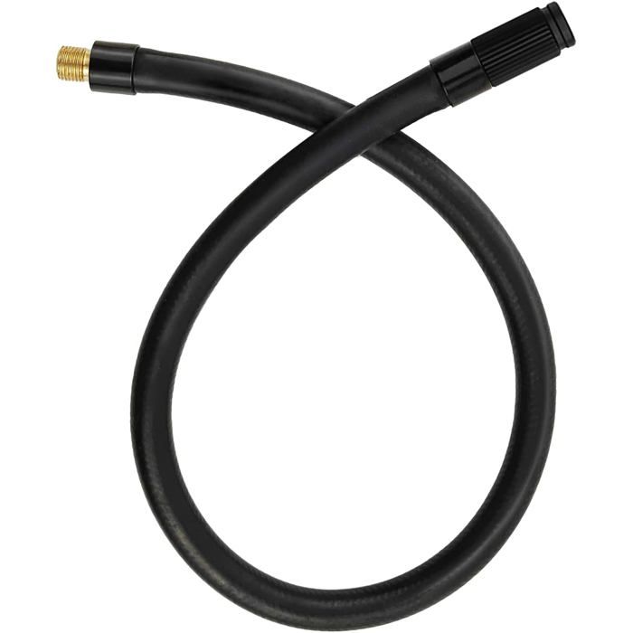 Tuyau De Rallonge Pour Pompe à Air / Compresseur - 60 Cm Avec Connecteur Rapide Et 4 Adaptateurs - Pour Valves Schrader (voiture, Moto, Vélo, Fauteuil Roulant…)