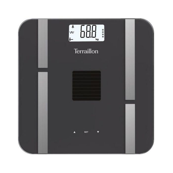 PESE PERSONNE 15518 SANS PILE ENERGIE SOLAIRE PLATEAU VERRE LCD TERRAILLON SUNPOWERFIT Neuf - vue 2