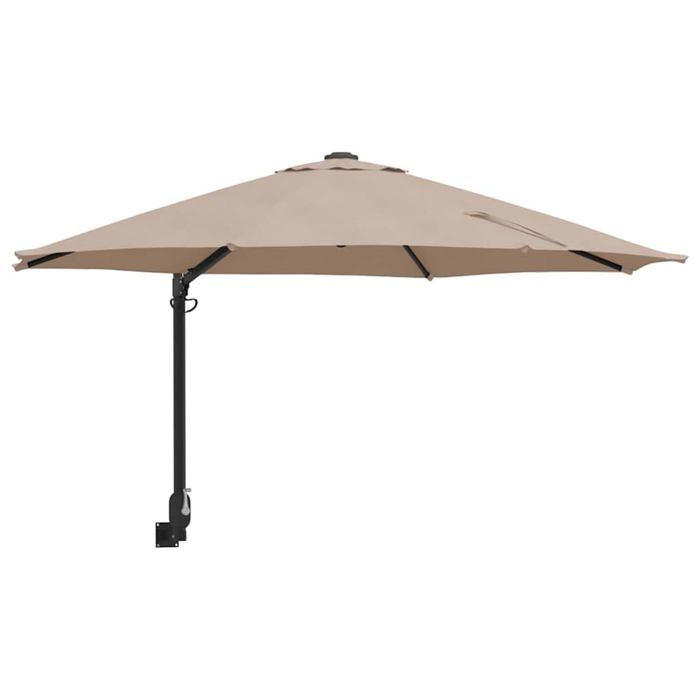 vidaXL Parasol de patio Polyester Grand Inclinable - vue 5