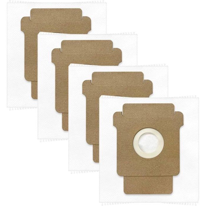 Lot de 4 sacs à poussière pour aspirateurs robots Roomba 105/Plus 405/Plus 505/Max 705/Combo 2 Essential - Capacité de 3 litres