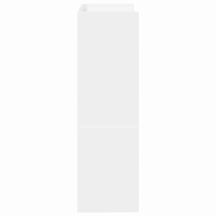 Remise 2026®Meuble Entrée Blanc - Étagère à chaussures - Bonne ventilation - blanc - 60x25x81cm - Bois dingénierie 408 1332414