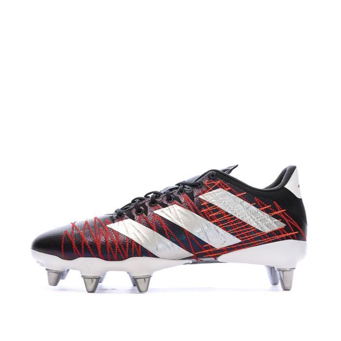 Chaussures de Rugby Noir/Rouge Adidas Kakari Z.1 SG Chaussures de Rugby Noir/Rouge Adidas Kakari Z.1 SG