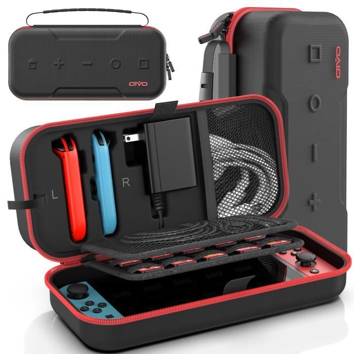 Sacoche Rigide Anti-rayures Pour Console RG406V – Rangement Pour Jeux, écouteurs, Câbles – Protection Nomade